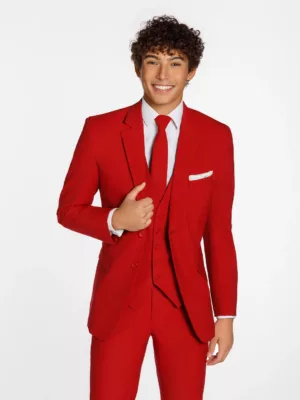 Red Metro Suit